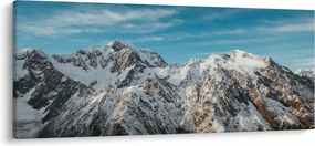 Havas csúcsok képe, Fiordland (120x50 cm)