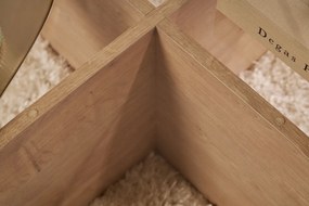 Dohányzóasztal Aeris - Sapphire Oak, Transparent