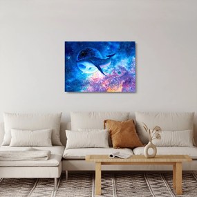 Kép - Űrbálna (üvegen) (70x50 cm)