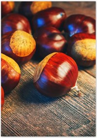 Poszterek 70x100 Dió a deszkán Bronz