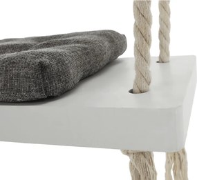 Gyerek hinta, fehér/szürke, SVING