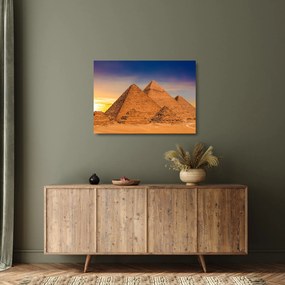 Kép - Egyiptomi piramisok (üvegen) (70x50 cm)