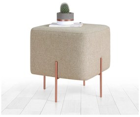 Bézs puff Copper – Artie