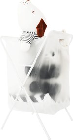 Szennyeskosár, fehér, KASAN