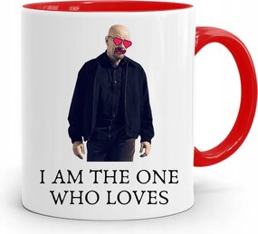 Piros Bögre Fiúknak I Am The One Who Loves fényképes nyomattal