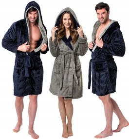 Fürdőköpeny Jordan Navy-Grey Men M