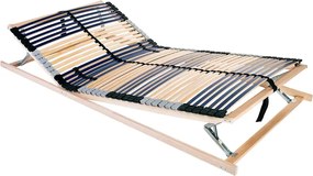 vidaXL Lécalap Barna 120 x 190 cm Tömör bükkfa
