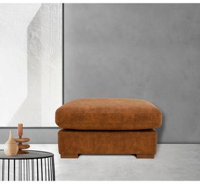 Konyakbarna bőrutánzat lábtartó Hamburg – Scandic