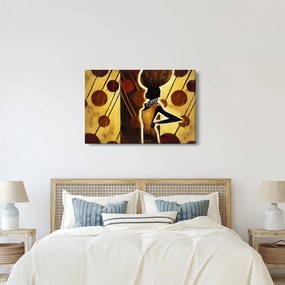 Egy ősi művészeti festmény képe (90x60 cm)