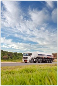 Poszterek 80x120 Tartálykocsi Nyergesvontató