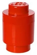 Tárolódoboz, henger, LEGO, piros (L40301730)