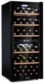Klarstein Barossa 102D, borhűtő, 2 zóna, 102 palack, LED érintőképernyő, fekete
