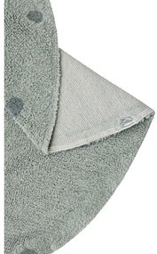 Világoszöld mosható kézi szövésű pamut gyerek szőnyeg ø140 cm Round Dot Blue Sage – Lorena Canals