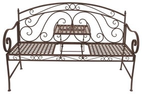 Barna fém kerti pad Saket – Garden Pleasure