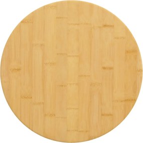 vidaXL bambusz asztallap Ø40 x 4 cm