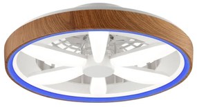 Brilliant - LED RGBW Dimmelhető mennyezeti ventilátor GAIANO LED/24W/230V + távirányító