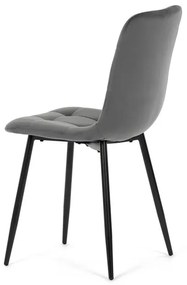 Szürke Bársony Étkezőszék. CT-281 GREY4