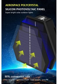 Immax 08488L - LED napelemes fali lámpa szenzorral LED/2W/5V IP54