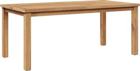 vidaXL Dohányzóasztal Barna 110 x 55 x 45 cm Tömör Teakfa