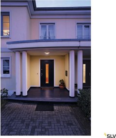 SLV 229071 BULAN Modern Kültéri Mennyezeti Lámpa Fehér E14 IP44