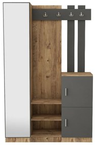 Dano Atlanitc Pine and Anthracite előszoba szett