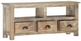 tömör mangófa TV-szekrény 110 x 30 x 50 cm