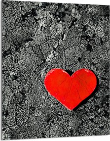 Üveg Vágódeszka 40x52 Szív Edzett Üveg