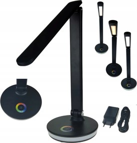 Asztali lámpa Rgb éjszakai háttérvilágítás Fényerőszabályozható asztali lámpa Nilsen