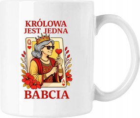 Bögre Királynő Nagymama Fehér 330ml