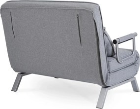 Kétszemélyes dönthető fotel szürke színben BART 2