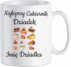 Kerámia bögre Legjobb Cukrász Nagypapa Nagypapa neve Ajándék