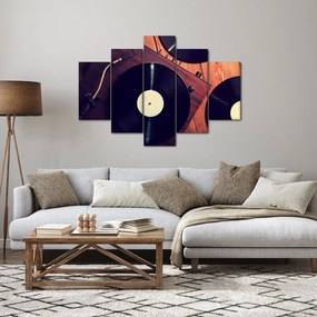 Gramofon lemezek képe (150x105 cm)
