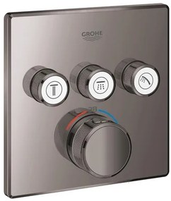 Kád csaptelep Grohe SMARTCONTROL vakolat alatti rész nélkül Hard Graphite 29126A00