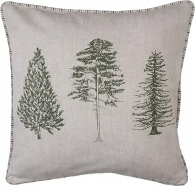 Natural Pine Trees Beige párnahuzat 40x40 cm