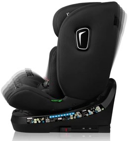 Lionelo - Forgatható BRAVE i-Size autósülés bázissal 40-150 cm fekete karbon