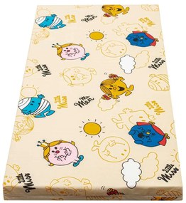 Gyerek matrac New Baby 120x60 hab-kókusz narancssárga mintákkal
