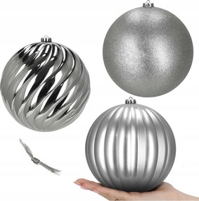 KarĂĄcsonyfadĂsz 3db-os KarĂĄcsonyfa 20,5 cm Törhetetlen MedĂĄl Szett