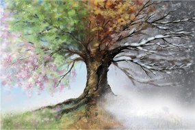 Kép - Négy évszak fája (90x60 cm)