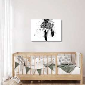 Üveg kép - Divatbemutató (70x50 cm)