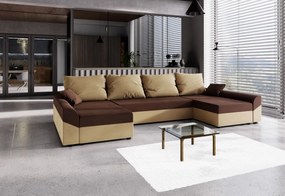 VIVIANA ágyázható U alakú ülőgarnitúra 317x85x144,mikrofázis 15/31