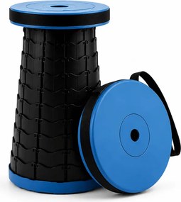 Kemping szék CAMPIO teleszkópos 45 cm, kék