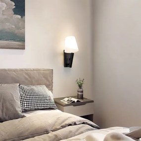 LED fali lámpa USB-porttal LED/2W/230V 3000K fekete/fehér