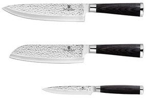Berlinger Haus Primal Gloss Collection Santoku3 db-os rozsdamentes acél késkészlet