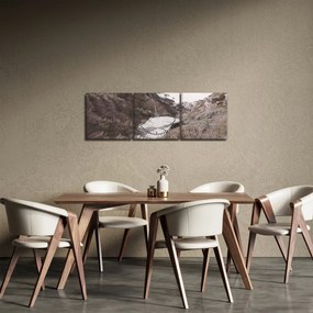 Kép - Utazás a Smaragd-tengerhez (órával) (90x30 cm)