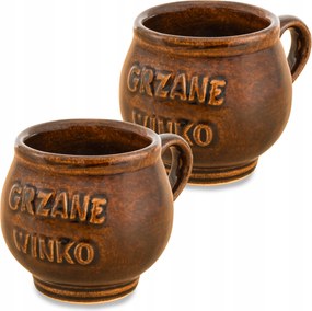 Forralt boros bögrék 300 ml Kő Ajándék 2 db