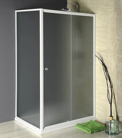 Aqualine, AMADEO téglalap alakú zuhanyparaván 1100x900mm L/P változat, Téglaüveg, BTS110BTP90