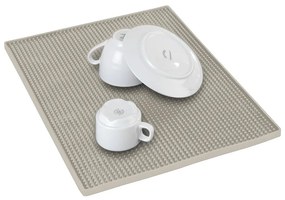 Bézs gumi edénycsepegtető alátét 40x30 cm Maxi – Wenko