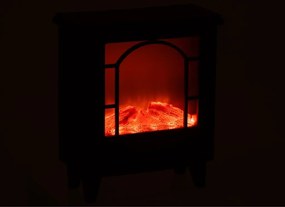 LED dekorációs kandalló COZY WARM 40x35 cm, fekete