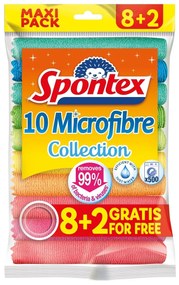 Spontex mikroszálas törlőkendők 8+2