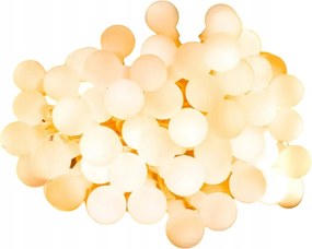 Extrastar Fényfüzér Led 5 m 50 Dióda Meleg fehér Akkumulátoros